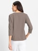 WITT WEIDEN 3/4-Arm-Shirt in taupe