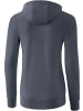 erima Damen Kapuzensweatjacke in slate grey