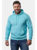 Men Plus Sweatshirt in helles türkis