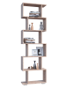 VCM  Holz Raumteiler Stand Regal Deko Bücher Palusa L in Sonoma-Eiche