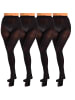 Vignoni 4er-Set: Strumpfhose in Black