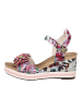 LAURA VITA Sandalen in Weiß/Lila