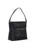 Cinque Maite Schultertasche Leder 31 cm in schwarz