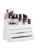 relaxdays Makeup Organizer in Weiß