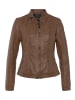H.I.S. Lederjacke in cognac