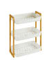 5five Simply Smart Duschorganizer stehend NATUREO in Weiß, 35 x 20,5 x 45 cm