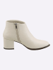 Andrea Conti Kurzstiefelette in creme