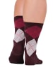 Ulla Popken Socken in bordeauxrot