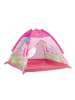 relaxdays Spielzelt Mädchen in Pink - (B)118 x (H)90 x (T)115 cm