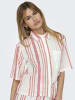 JACQUELINE de YONG Hemd Kurzarm Shirt Basic Rundhals in Pink