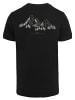 F4NT4STIC T-Shirt Mountain Berge Natur V2 in schwarz