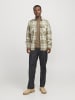 Jack & Jones Overshirt in White Pepper