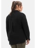 sheego Cordbluse in schwarz