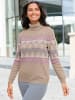 WITT WEIDEN Rollkragenpullover in beige-ecru