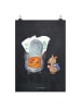 Mr. & Mrs. Panda Print Pinguin & Maus Wanderer ohne Spruch in Kreidetafel