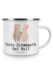 Mr. & Mrs. Panda Tasse Hase Beste Schwägerin der Welt mit Spruch in Weiß