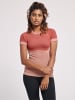 Hummel Hummel T-Shirt Hmlclea Yoga Damen Dehnbarem Atmungsaktiv Schnelltrocknend Nahtlosen in WITHERED ROSE/ROSE TAN MELANGE