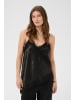 Soaked in Luxury Ärmellose Bluse SLIrianne Gerade Passform in Black