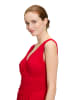 Vera Mont Abendkleid mit V-Ausschnitt in Red Rose