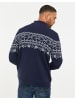 Threadbare Pullover THB Xmas Jumper Colorado in Navy / Ecru Twist