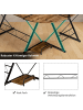 COSTWAY L-Förmiger Computertisch in Hellbraun