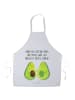 Mr. & Mrs. Panda Kochschürze Avocado Pärchen mit Spruch in Weiß