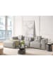 Beliani Ecksofa DOLVA in Grau/Schwarz - (W) 294 x (H) 72 x (L) 170 cm rechtsseitig