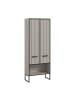 ebuy24 Hochschrank Bagno Grau 59 x 32 cm