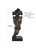 GILDE Skulptur Silence bronzefarben - (H) 100 cm