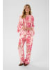 SAINT TROPEZ Kurzarm-Bluse PollyanaSZ Lockere Passform in Poppy Shaded Flower