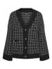 Pieces Strickjacke in Black