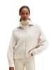 Marc O'Polo Zip-Cardigan loose in Light Stone Melange