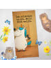 Mr. & Mrs. Panda Saunatuch Einhorn Fitness Design mit Spruch in Weiß