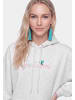 IZIA Women Hoodie in Offwhite