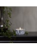 STAR Trading Beton-Kerze ,Flamme Marble', Votivkerze in Marmor-Optik, Batterie + Ti