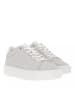 Ted Baker Wfk Glitzzy Glitter Platform Trainer Silver in silver