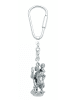 Adeliás Damen 925 Silber Schlüsselanhänger Christophorus in silber