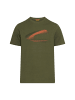 Camel Active T-Shirt mit Print aus nachhaltigem Organic Cotton in Waldgrün