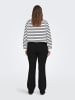 ONLY Carmakoma Flared fit jeans in Black
