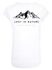 F4NT4STIC Extended Shoulder T-Shirt Lost in nature in weiß