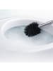 relaxdays 12 x WC-Bürste-Set in Schwarz/ Silber - (L)35,5 x (Ø)8 cm