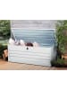 Beliani Truhe CEBROSA in Grau - (W) 165 x (H) 67 x (L) 70 cm