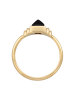 Elli Ring 925 Sterling Silber Viereck in Gold