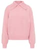 myMo Damen Strickpullover in Rosa Melange