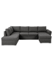ebuy24 Schlafsofa Stefan Grau 297 x 203 cm