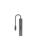 COFI 1453 USB-C zu 4x USB-A Tiny Hub, kompakt & leistungsstark in Grau