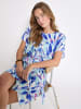DESIRES Kleid in Angel Blue Print