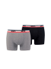 Levi´s Boxershort 2er Pack in Schwarz/Grau