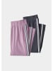 GOLDNER Zweierpack Leggings mit schmalem Bein in altrosé / schwarz
