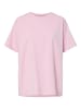 Pieces T-Shirt in Oversize in Roseate Spoonbill